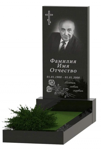 Памятник прямоугольный из гранита